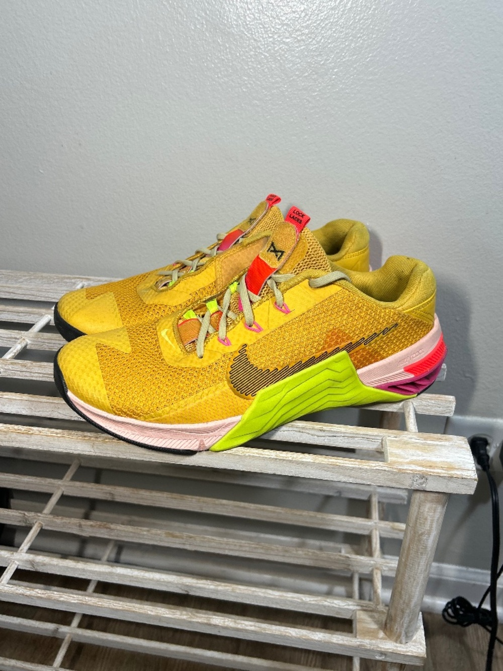 Nike Metcon 7 X Crossfit Running Pollen Yellow DA8110 721 Men’s Size 9.5
